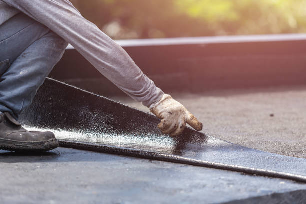 Professional Exterior Waterproofing technician working in Walworth, WI